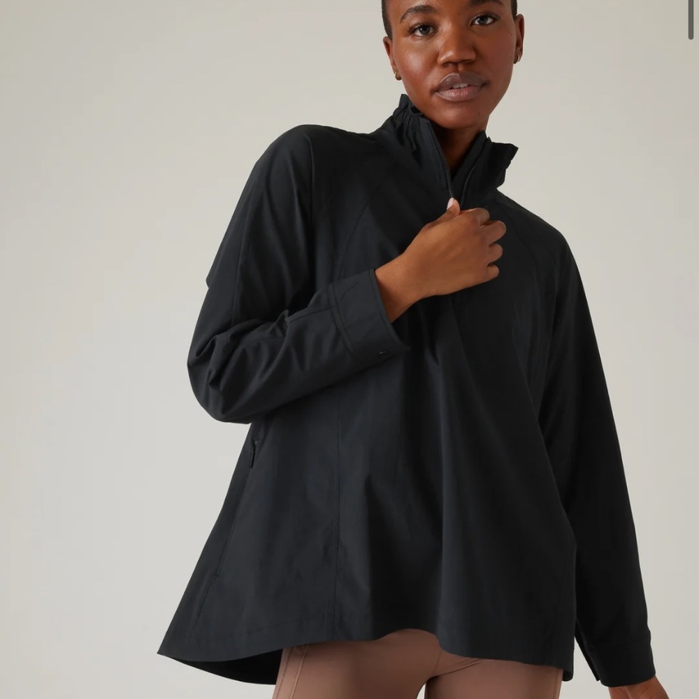 Athleta Advantage Poplin Top NWOT Size Small